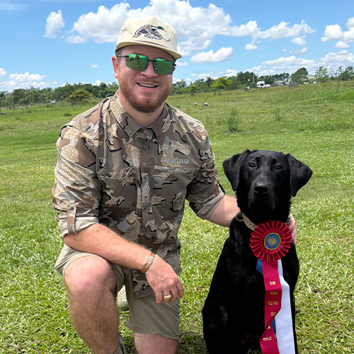 Jacob Smith and dog