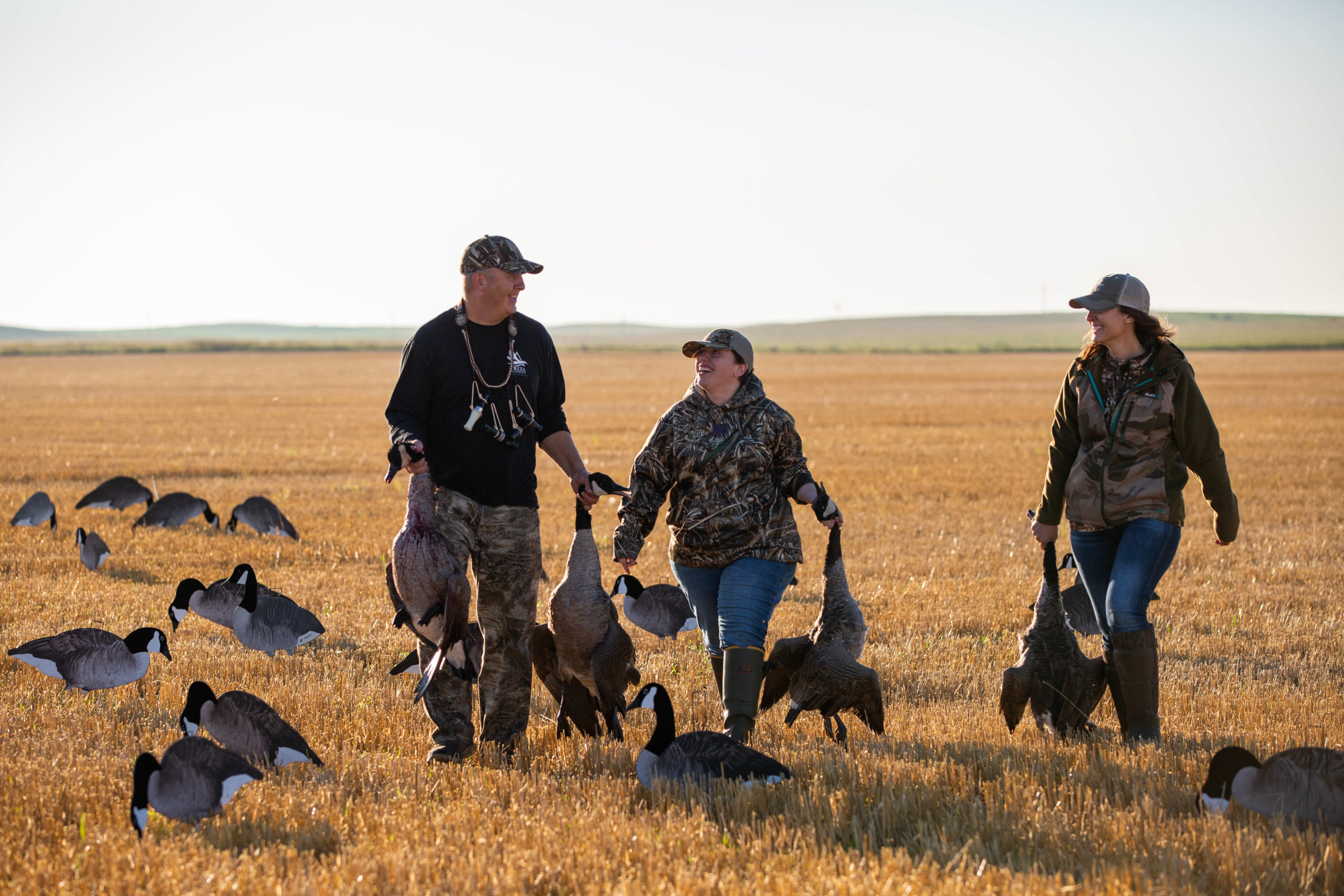 first hunts with canadian geese Delta Waterfowl and social media good and the bad