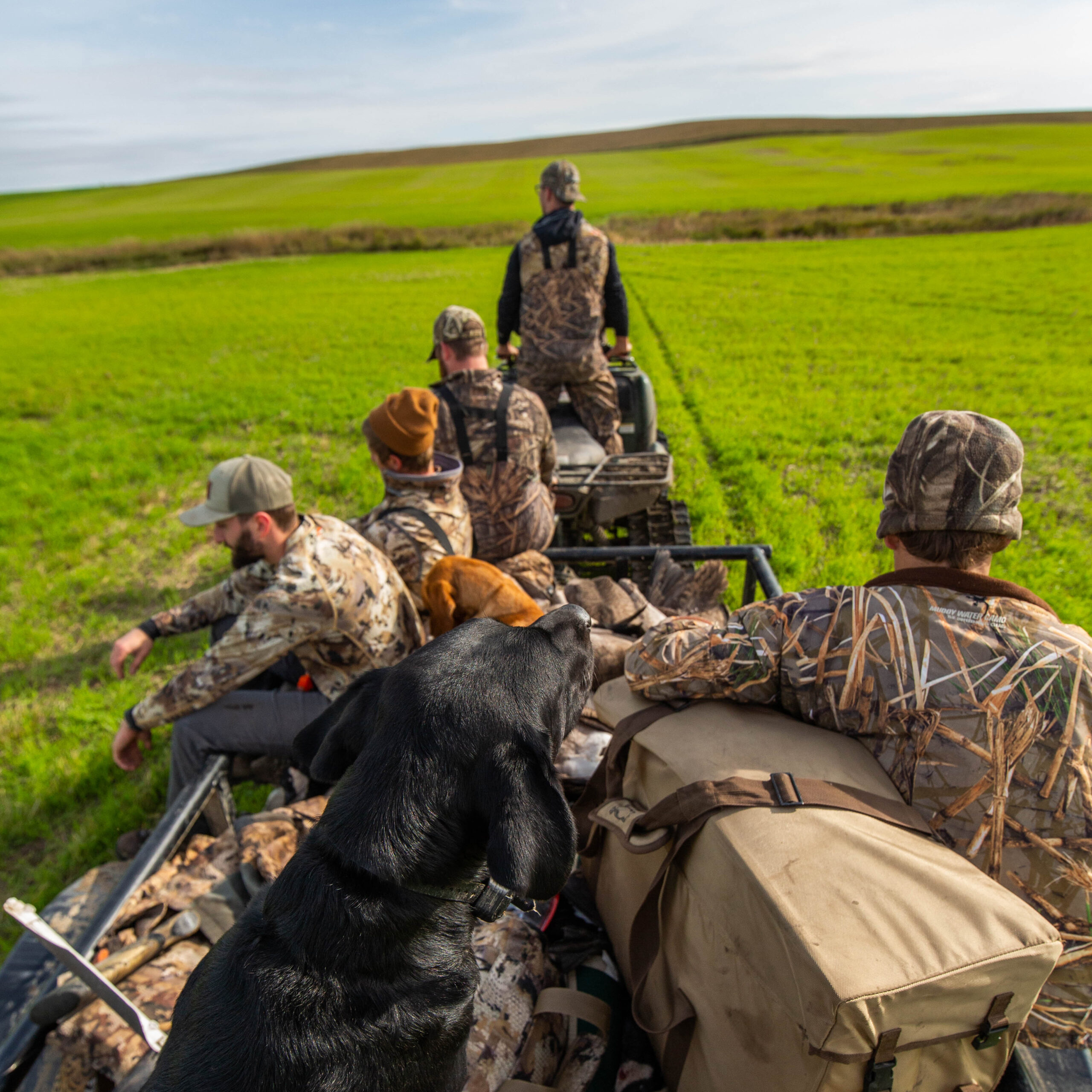 Delta Waterfowl Volunteers Mobilize to Save Waterfowl Blind Draws in Oklahoma