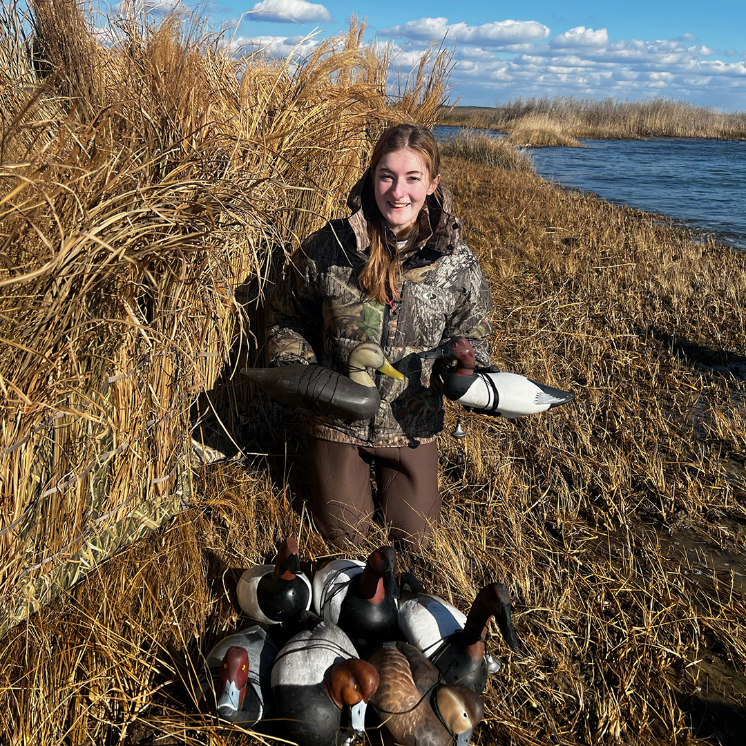Angelina Sweigart, an 18-year-old from Pennsylvania, makes her dream come true with the help of Lancaster Chapter of Delta Waterfowl.