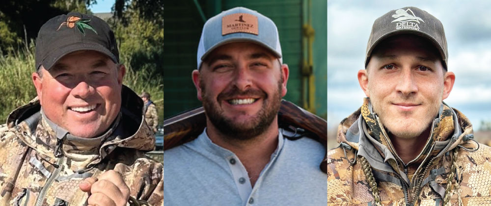 Three images of the new staff at Delta Waterfowl can be seen