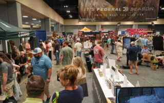 Duck Hunters shop at the 2023 Duck Hunters Expo.